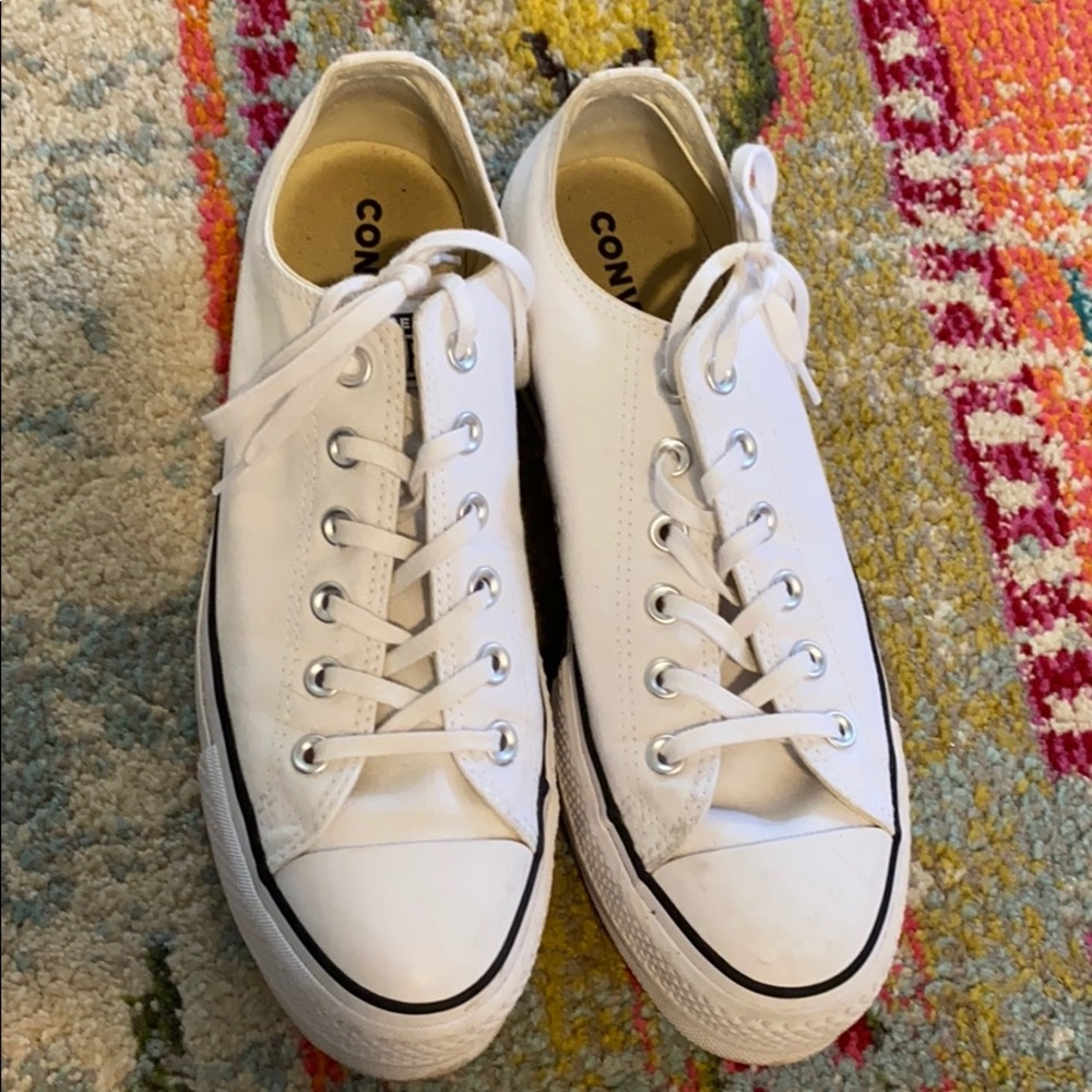 Low top platform converse